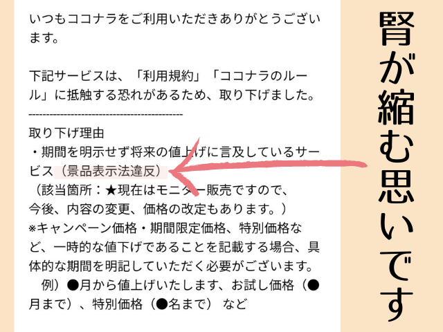 ココナラ出品 失敗
